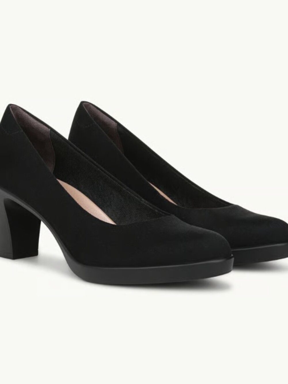 Lifestride Elevate Black Suede Pumps - 8 1/2 M